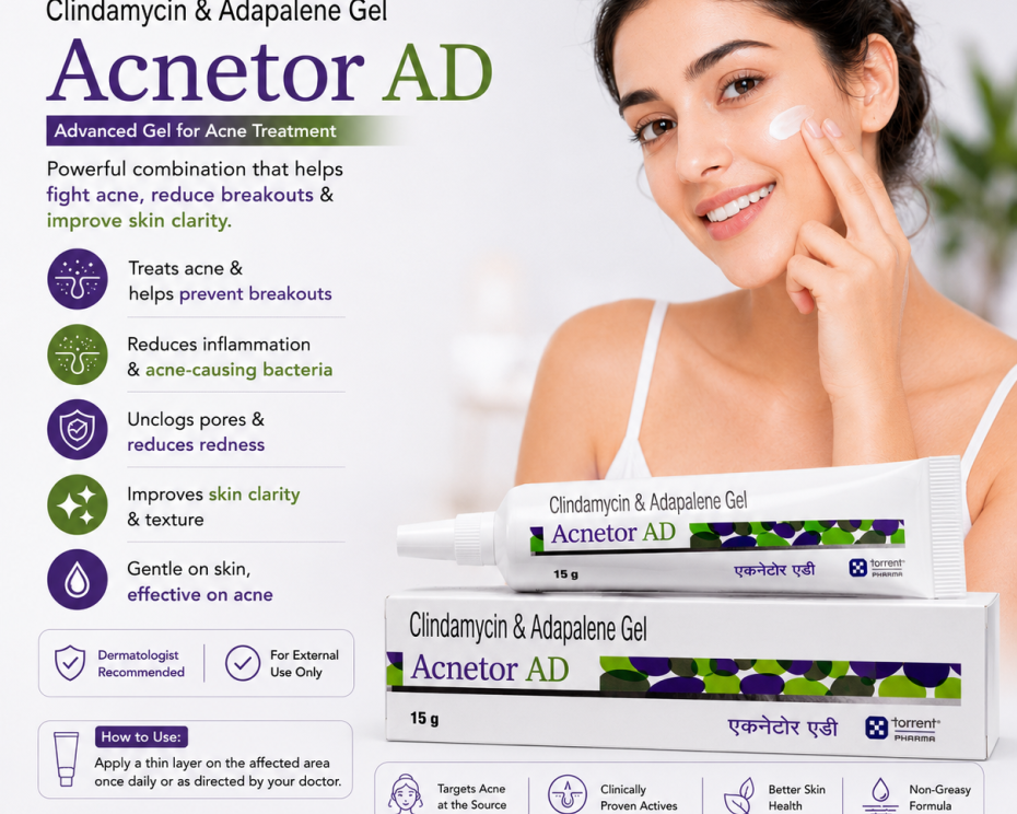 acnetor-ad-gel-adapalene-clindamycin-acne-medication