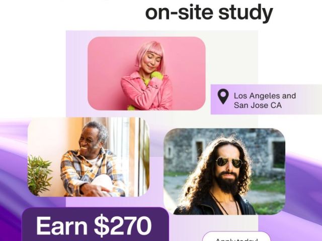 paid-onsite-research-study-in-la-san-jose-ca