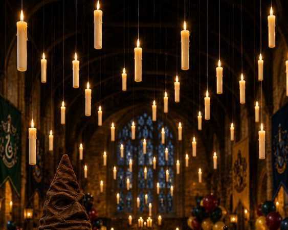 floating-candles-for-harry-potter-party-magical-decorations