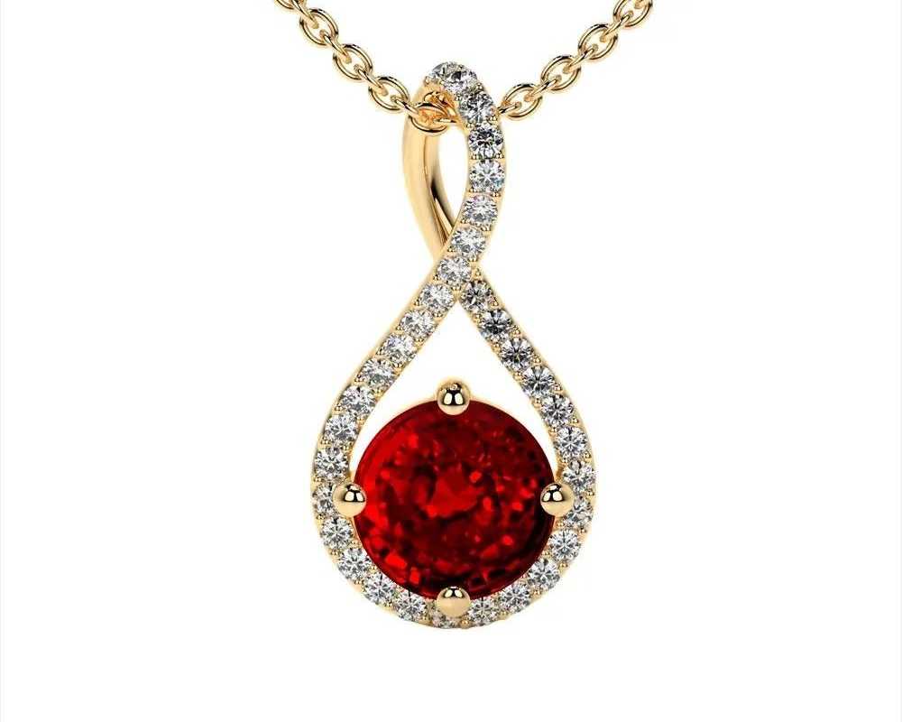 affordable-necklace-ruby-pendant-natural-ruby-diamond-pendant