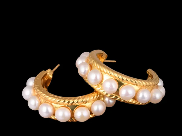 gemstone-gold-vermeil-leaf-earrings