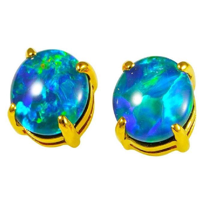 buy-stunning-australian-opal-stud-earrings-in-18kt-gold-plating-big-0