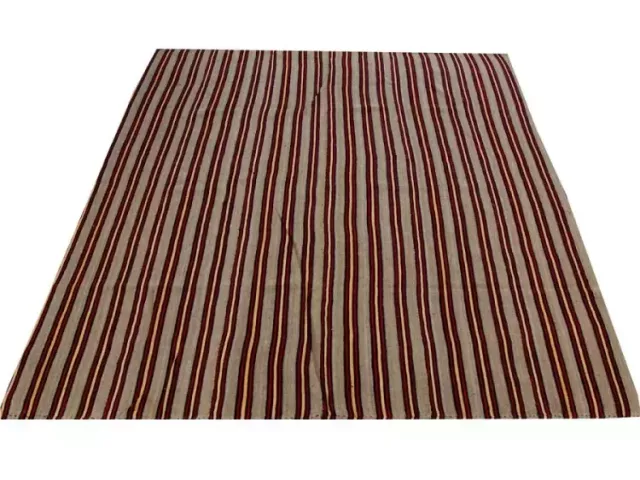 6x7-red-tan-old-persian-kilim-rug