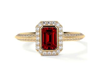 emerald-cut-lab-made-ruby-rings-with-round-diamond-small-0