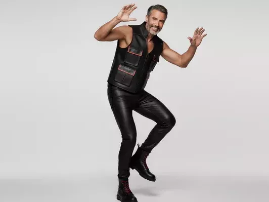 mens-black-leather-vest-with-red-stitching