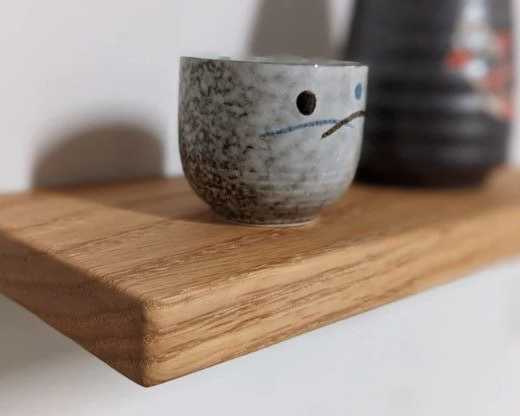 handmade-floating-shelves-craft-natural-items-collection