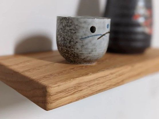 handmade-floating-shelves-craft-natural-items-collection