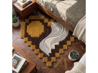 brown-and-mustard-3d-handmade-yin-yang-heart-rug-small-0