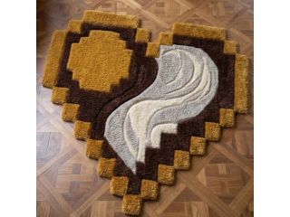 brown-and-mustard-3d-handmade-yin-yang-heart-rug-small-1