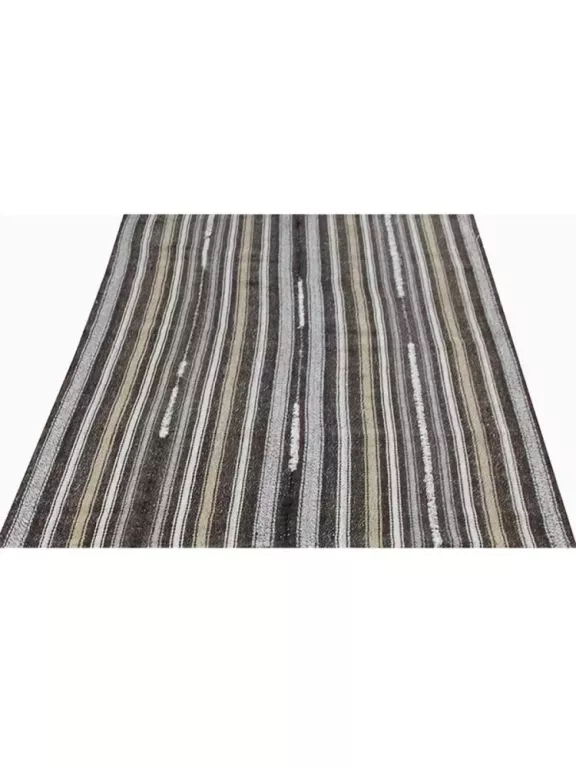 6x6-brown-square-old-persian-kilim-area-rug-big-0