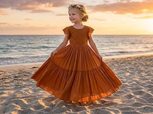 rust-lace-flower-girl-dress