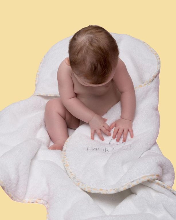 luxury-yellow-hooded-baby-towel-for-fathers-day-2026-gift-big-0