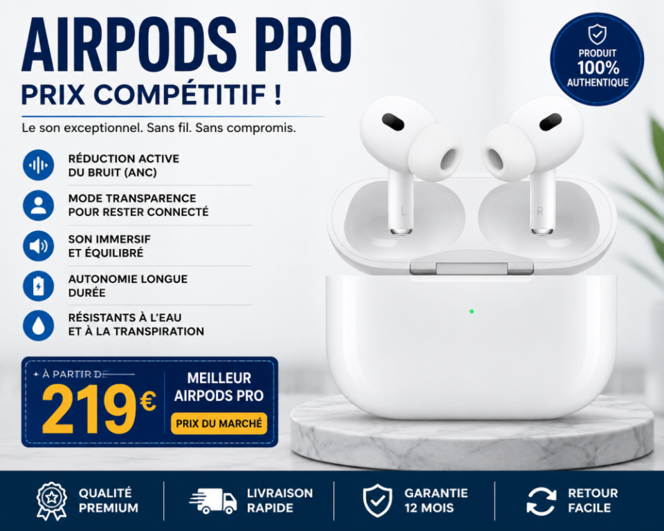 airpods-pro-prix-competitif-ecouteurs-sans-fil-haut-de-gamme-big-0