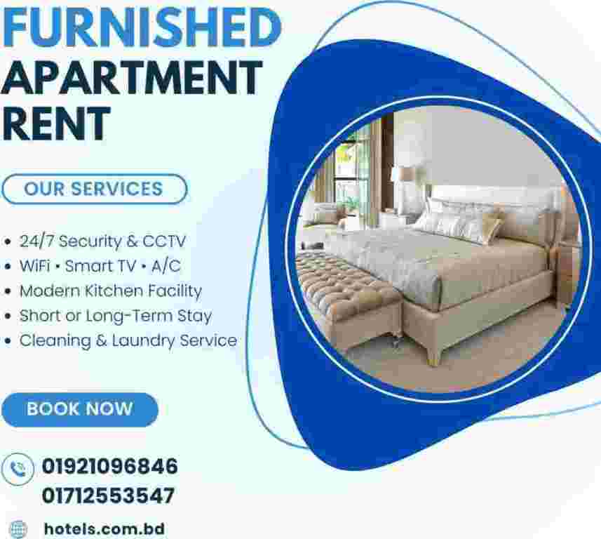 furnished-2bhk-serviced-apartment-for-rent-in-bashundhara-ra-big-0