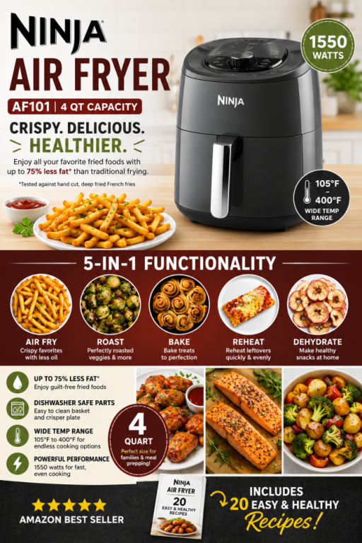 ninja-air-fryer-af101-4qt-healthy-crispy-cooking-with-less-oil-big-0
