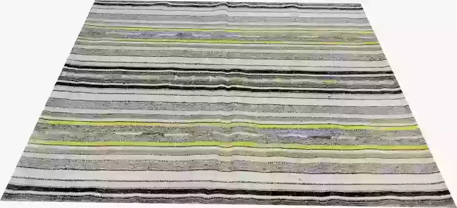 6x6-gray-yellow-square-old-persian-kilim-area-rug-big-1