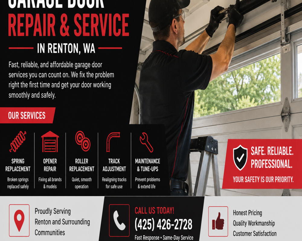 why-renton-homeowners-trust-fix-lift-garage-door