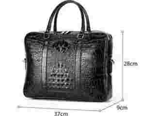 crocodile-pattern-pu-leather-laptop-bag-small-0