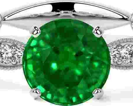 luxury-emerald-green-ring-featuring-a-natural-round-emerald