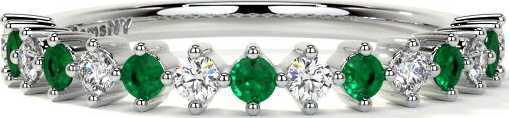 luxury-mens-emerald-wedding-band-with-diamond-and-emerald-accents-big-0