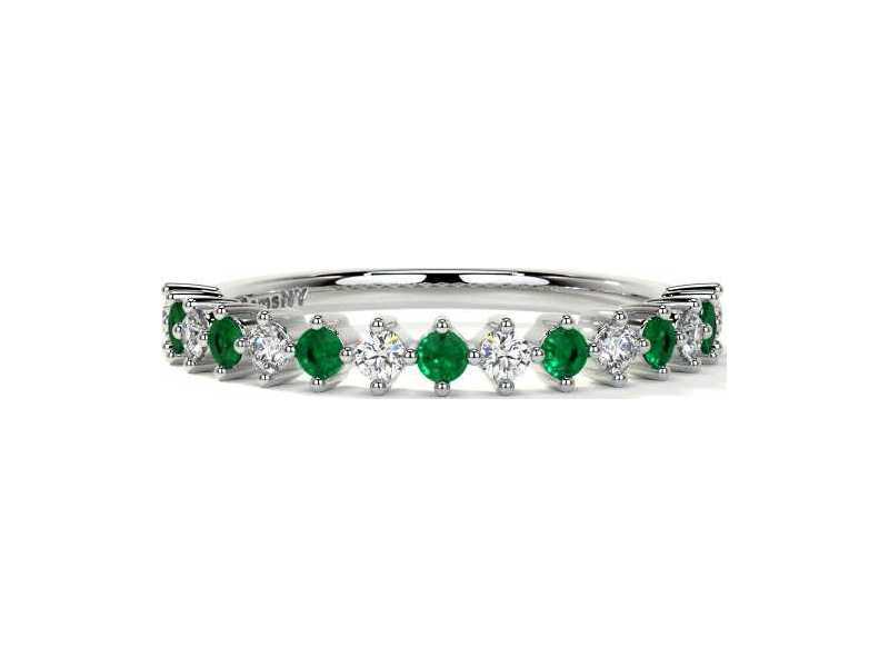 luxury-mens-emerald-wedding-band-with-diamond-and-emerald-accents-small-0