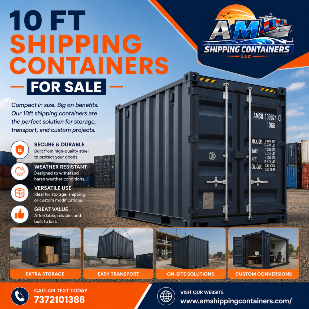 affordable-10-ft-shipping-containers-for-sale-with-fast-delivery-big-0