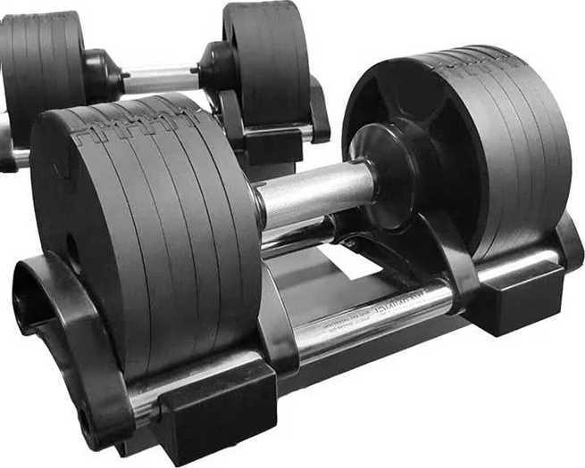 90lbs-adjustable-cast-iron-dumbbell-pair-for-sale-big-0