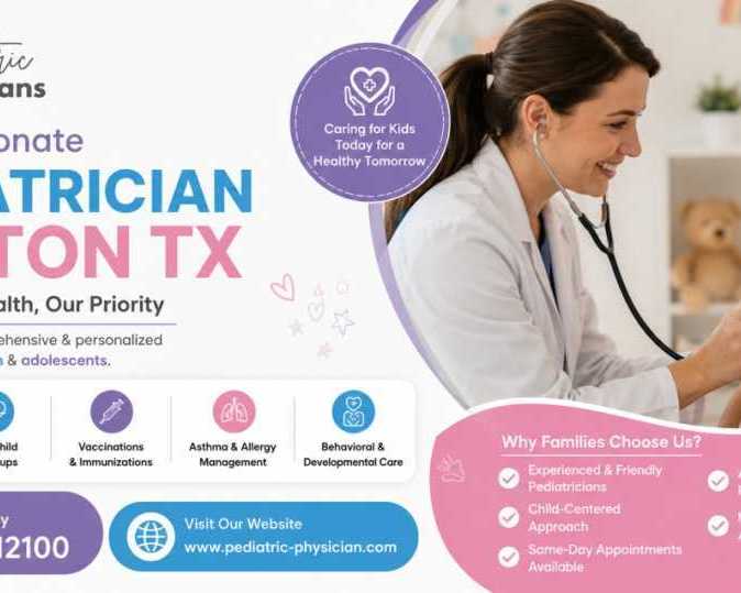 trusted-pediatrician-denton-tx-for-comprehensive-child-healthcare