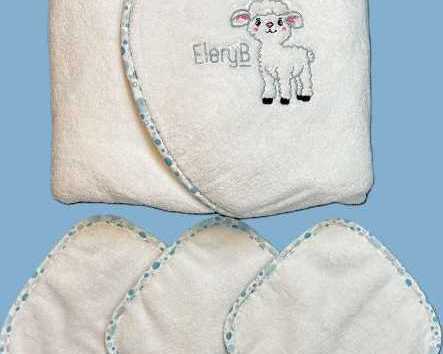 buy-luxury-blue-hooded-baby-towel-for-spring-season