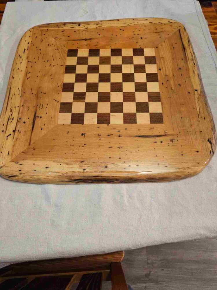 premium-handmade-chess-board-solid-hickory-hardwood-empty-barrel-big-0