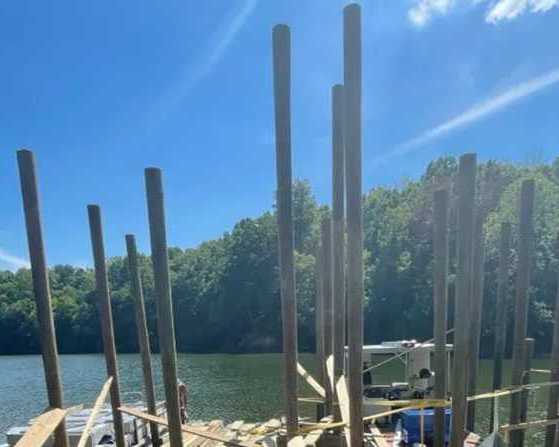 residential-pile-driving-barge-for-waterfront-homes