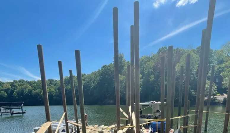 residential-pile-driving-barge-for-waterfront-homes-big-0