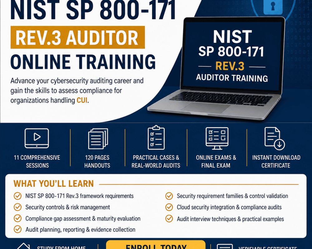 get-certified-as-a-nist-sp-800-171-rev3-auditor-from-home