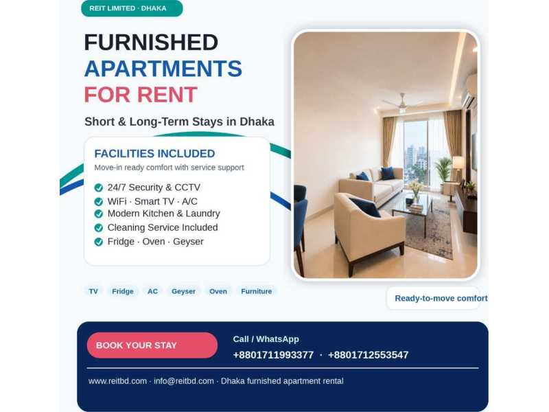 premium-1-bedroom-service-apartment-in-bashundhara-ra-small-0
