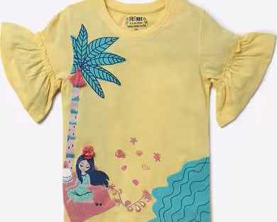 printed-round-neck-t-shirt-with-flounce-sleeves