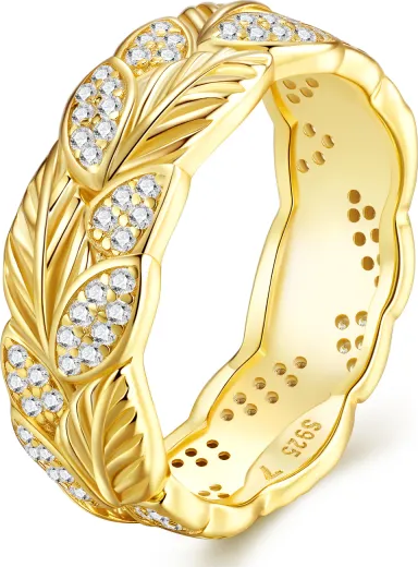 luxury-gold-plated-moissanite-leaf-pattern-ring-for-women-big-1