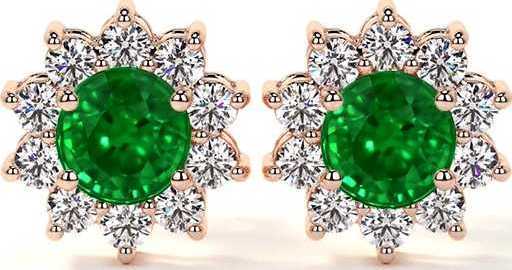 classic-emerald-earrings-studs-in-floral-halo-design-big-0