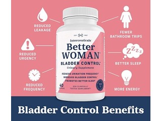 BetterWOMAN Bladder Control Supplement for Women