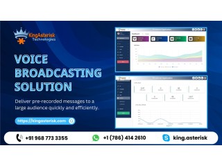 Voice broadcasting solutions....
