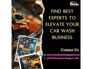 Find Best Experts To Elevate Your Car Wash Business