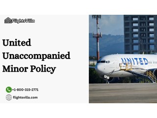 What is the minimum age for an unaccompanied minor on United Airlines?