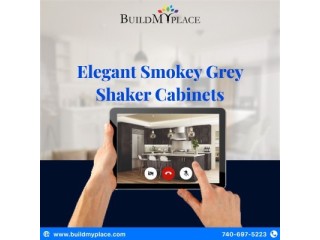 Elevate Your Home Décor The Allure of Elegant Smokey Grey Shaker Cabinets
