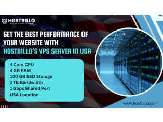 Get the best performance of your website with Hostbillo’s VPS server in USA