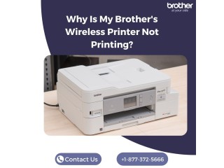 Why Is My Brother's Wireless Printer Not Printing? | +1–877–372–5666 | Brother Printer Support