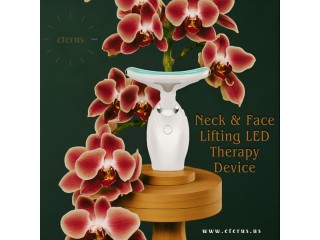 Buy Neck & Face Lifting LED Therapy Device for powerful vibration therapy