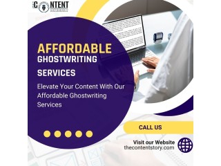 Elevate Your Content With Our Affordable Ghostwriting Services