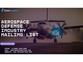 Buy 100% Verified Aerospace Defense Industry Mailing List