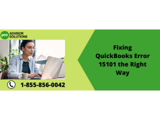 Easy Way To Fix QuickBooks Desktop Error 15101