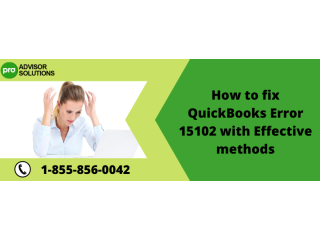 How to Rectify QuickBooks Desktop Error 15102