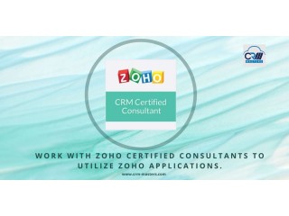 Work With Zoho Certified Consultants to Utilize Zoho Applications.